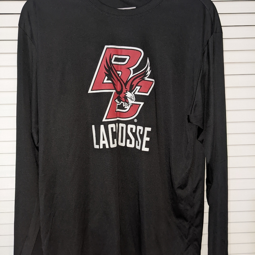 Boston College Eagles lacrosse long sleeve DRI fit